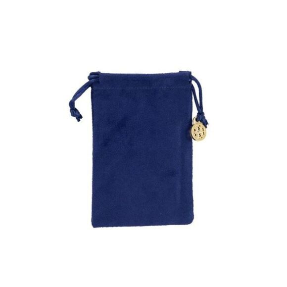 New Tory Burch Gold Logo Fish Hook Dangle Earrings - Picture 8 of 8